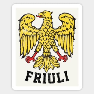 Friuli Venezia Giulia / Coat of Arms / Vintage Style Magnet